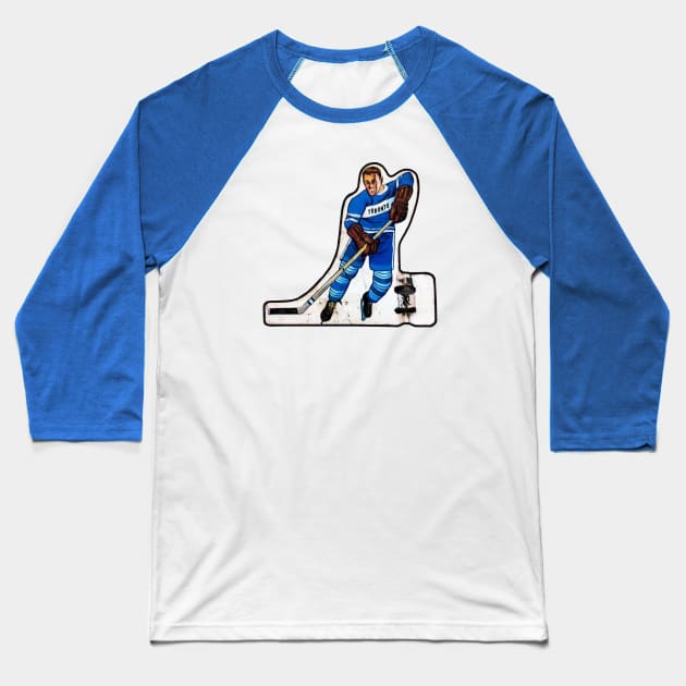 Coleco Table Hockey Players - Toronto Maple Leafs Baseball T-Shirt by mafmove